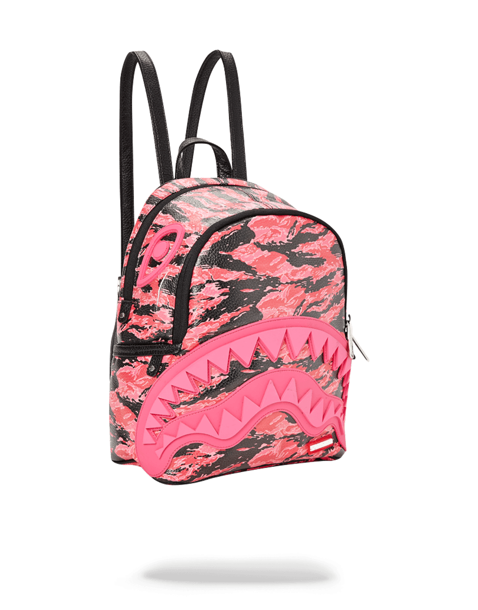 PINK TIGER CAMO SHARKMOUTH SAVAGE BACKPACK