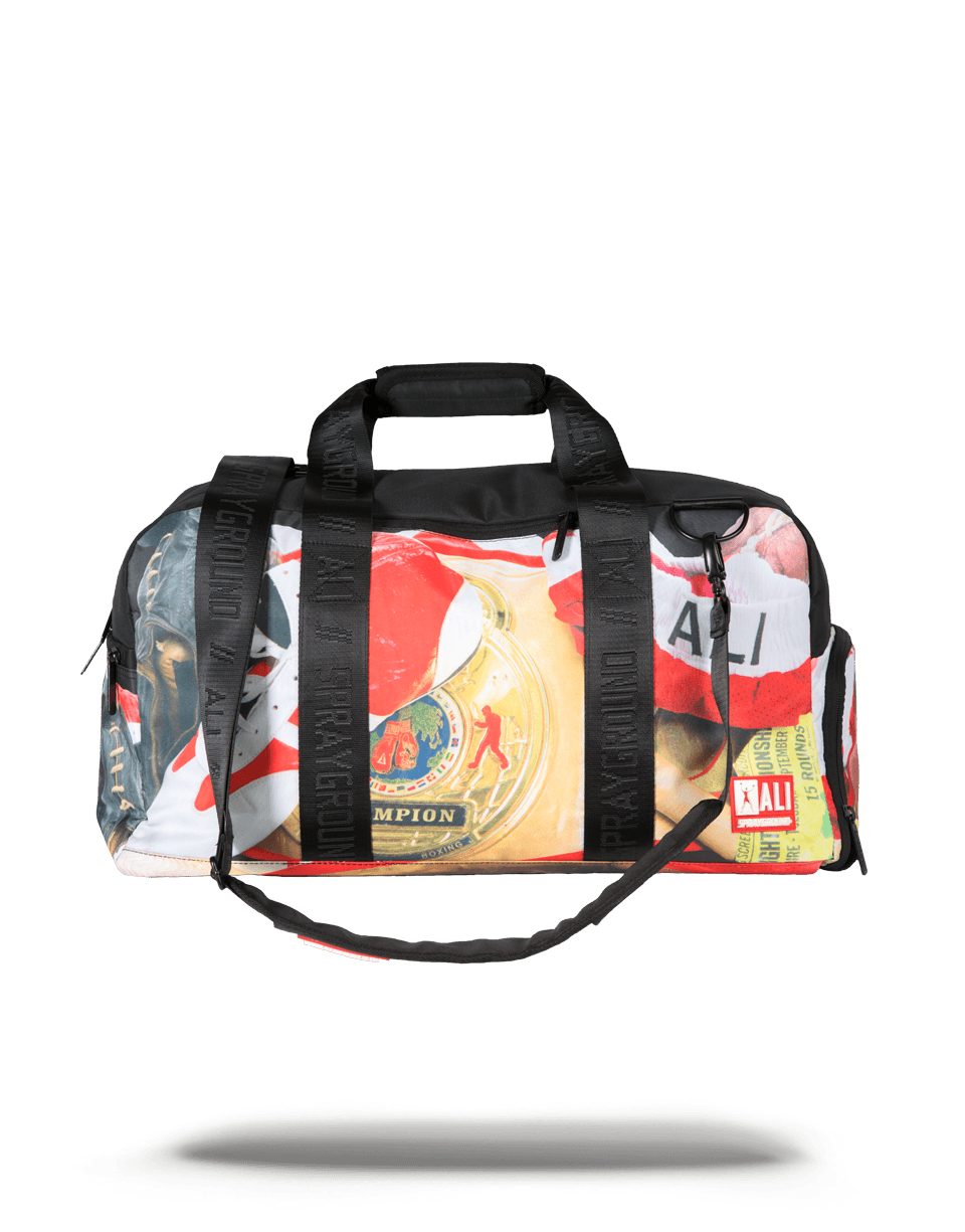 MUHAMMAD ALI STUFFED DUFFLE
