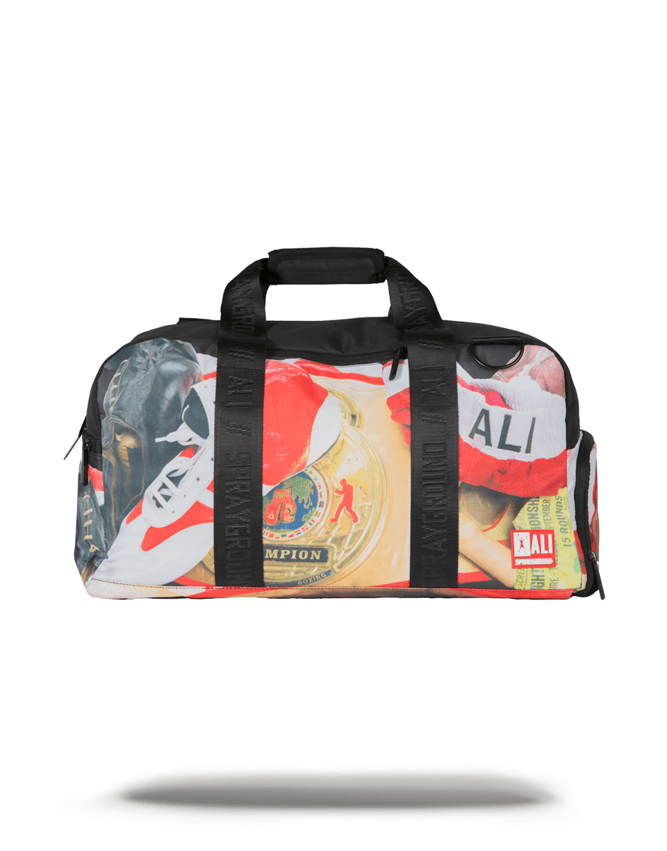 MUHAMMAD ALI STUFFED DUFFLE