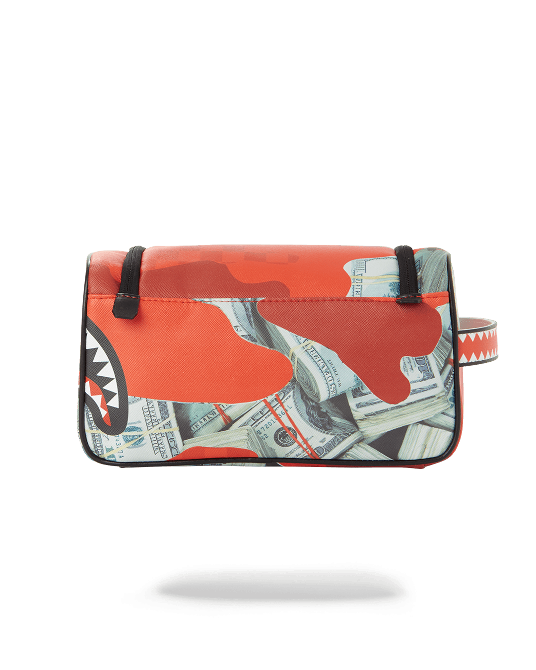 MONEY CAMO (RED) TOILETRY BAG