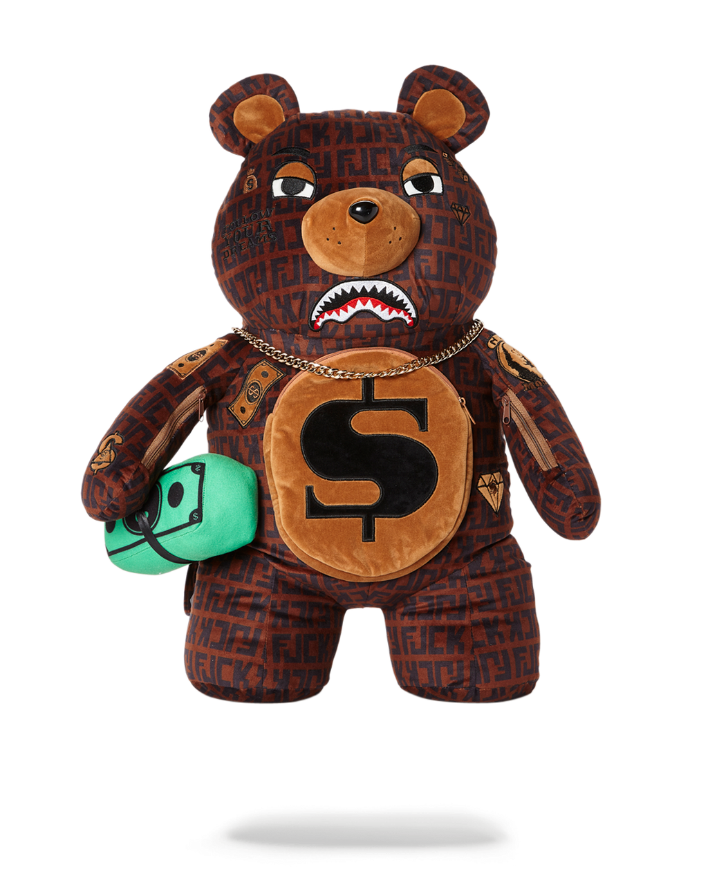 OFFENDED MONEYBEAR TEDDYBEAR BACKPACK