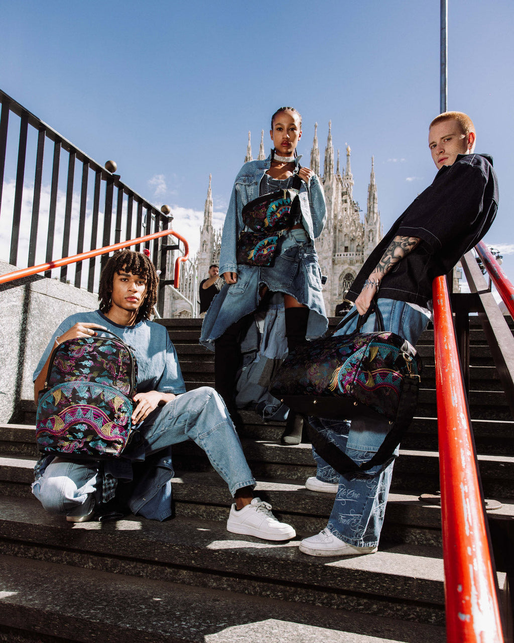 EMBROIDERED DRAGONS DLX BACKPACK