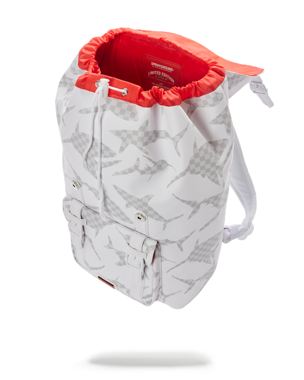 SHARK CHECK (WHITE) HILLS BACKPACK