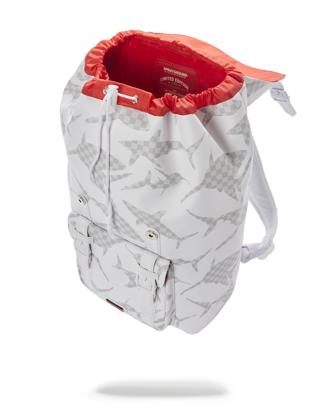 SHARK CHECK (WHITE) HILLS BACKPACK