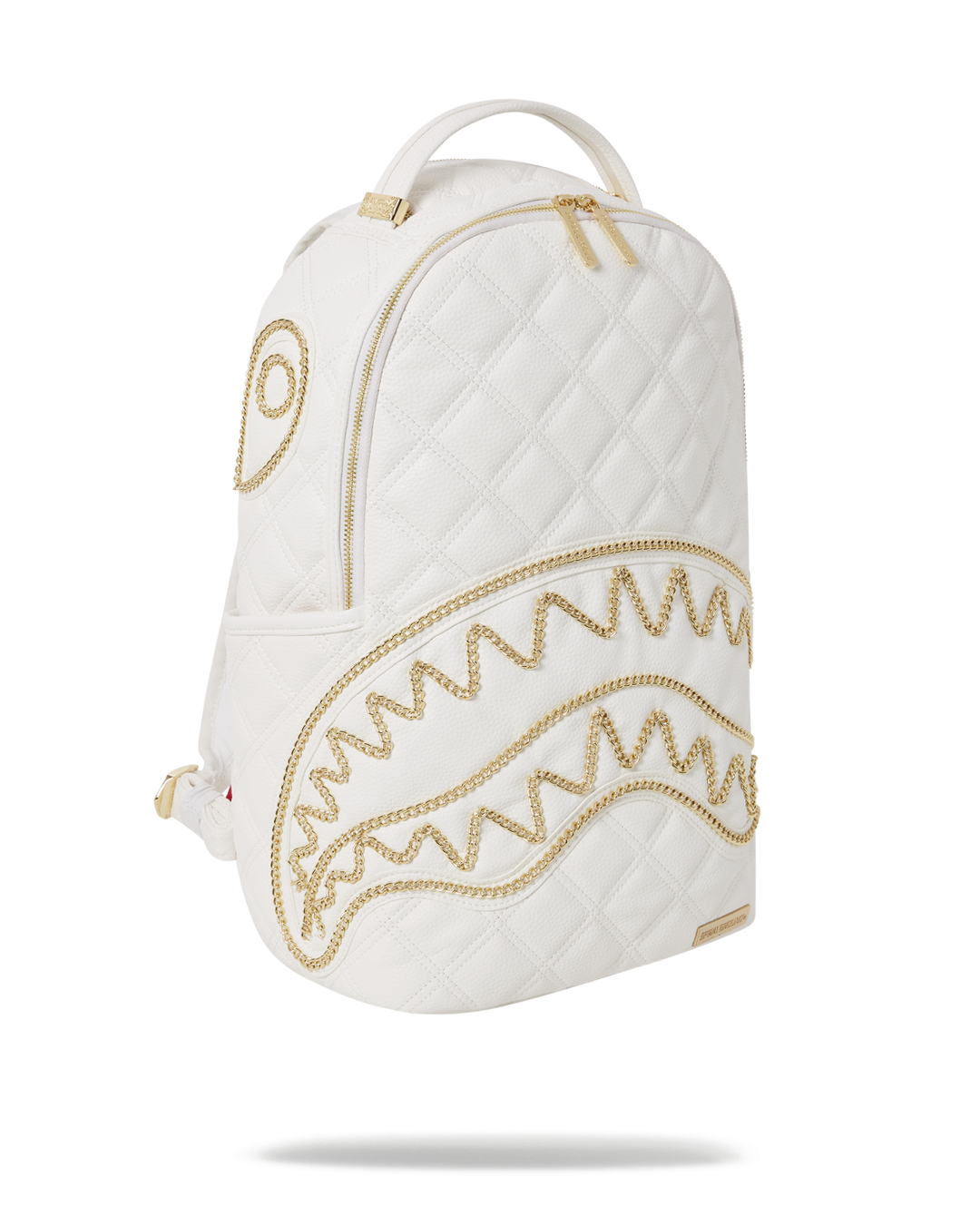 RIVIERA LE BLANC GOLD CHAIN SHARK BACKPACK (DLXV)