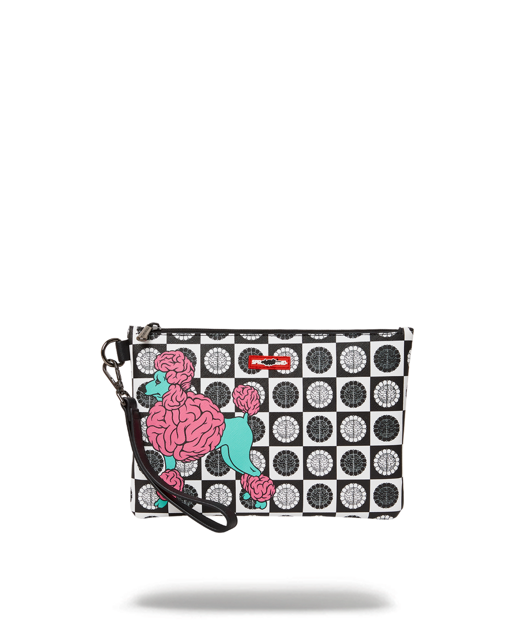 POODLE CHECK RON ENGLISH COLLAB POUCHETTE