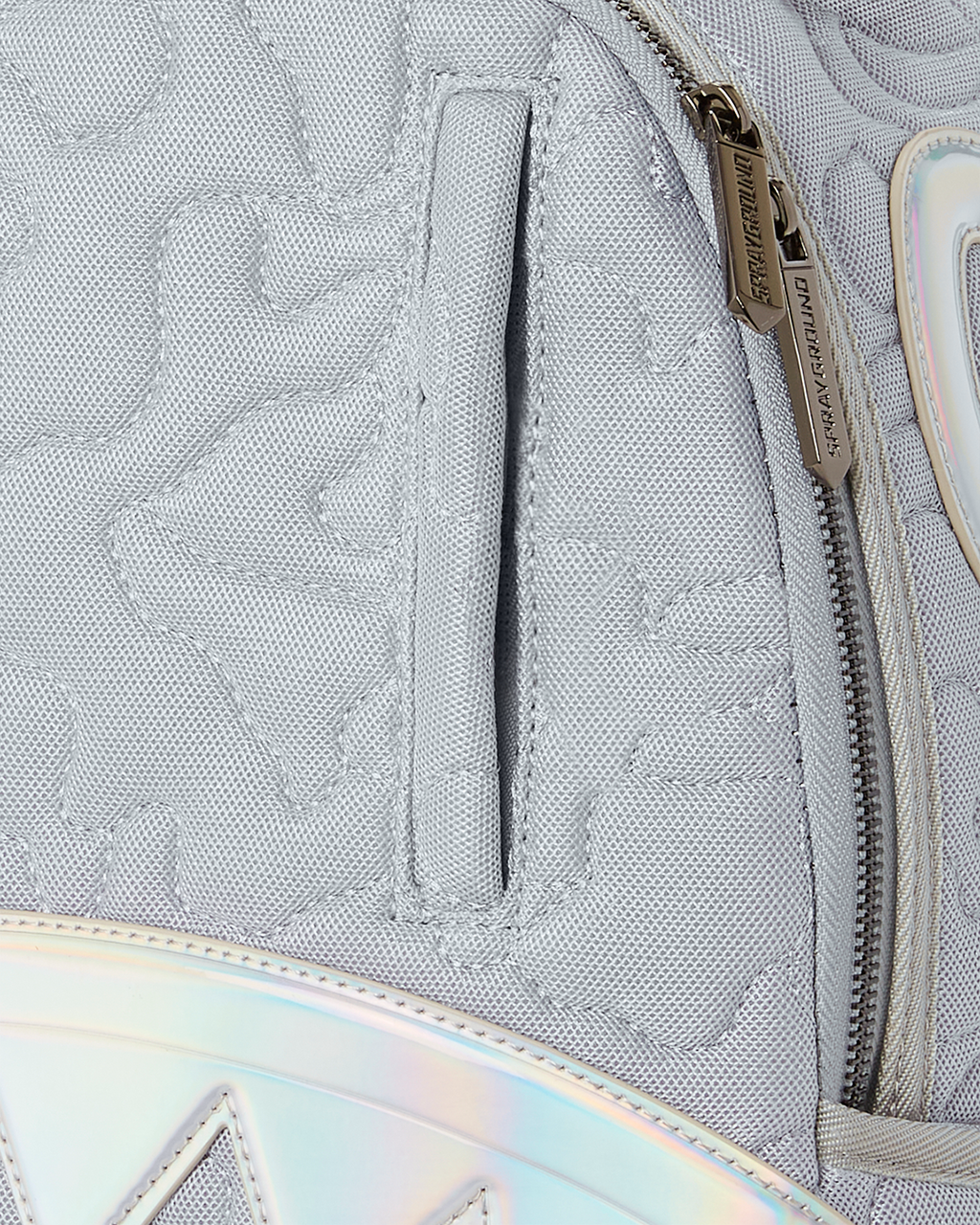 MIRASHAKU IRIDESCENT QUILT BACKPACK