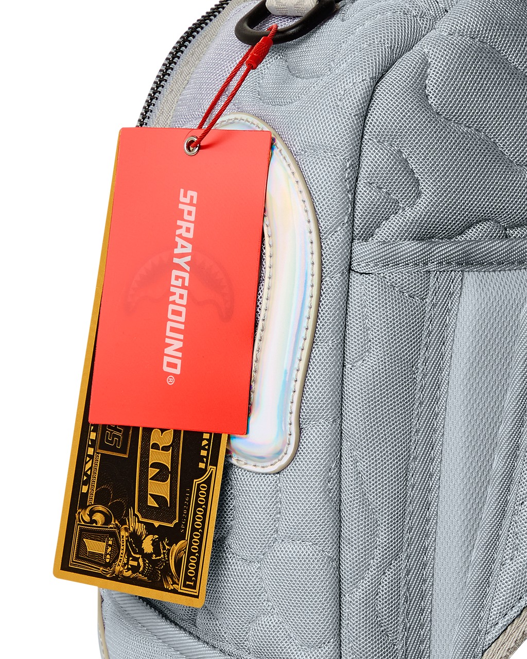 MIRASHAKU IRIDESCENT QUILT BACKPACK
