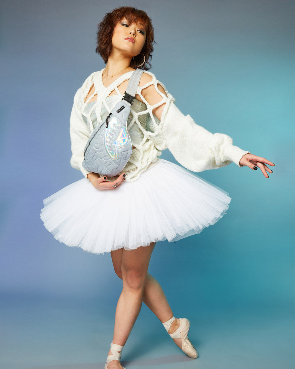 MIRASHAKU IRIDESCENT QUILT SAVVY CROSSBODY