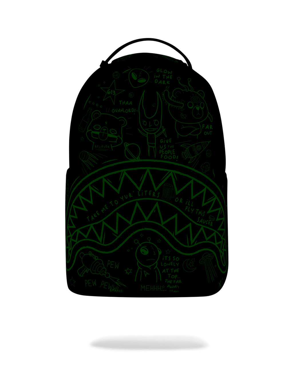 GLOW THE SPACE BACKPACK (GLOW IN THE DARK EFFECT)