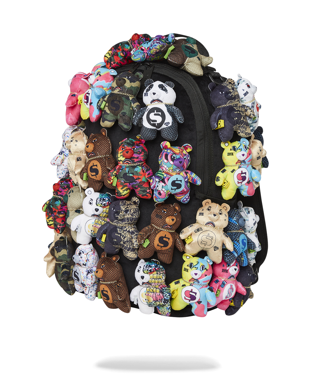 PACK OF BEARS REAL PLUSH BEARS RUNWAY PIECE BACKPACK - SUPER EXCLUSIVE