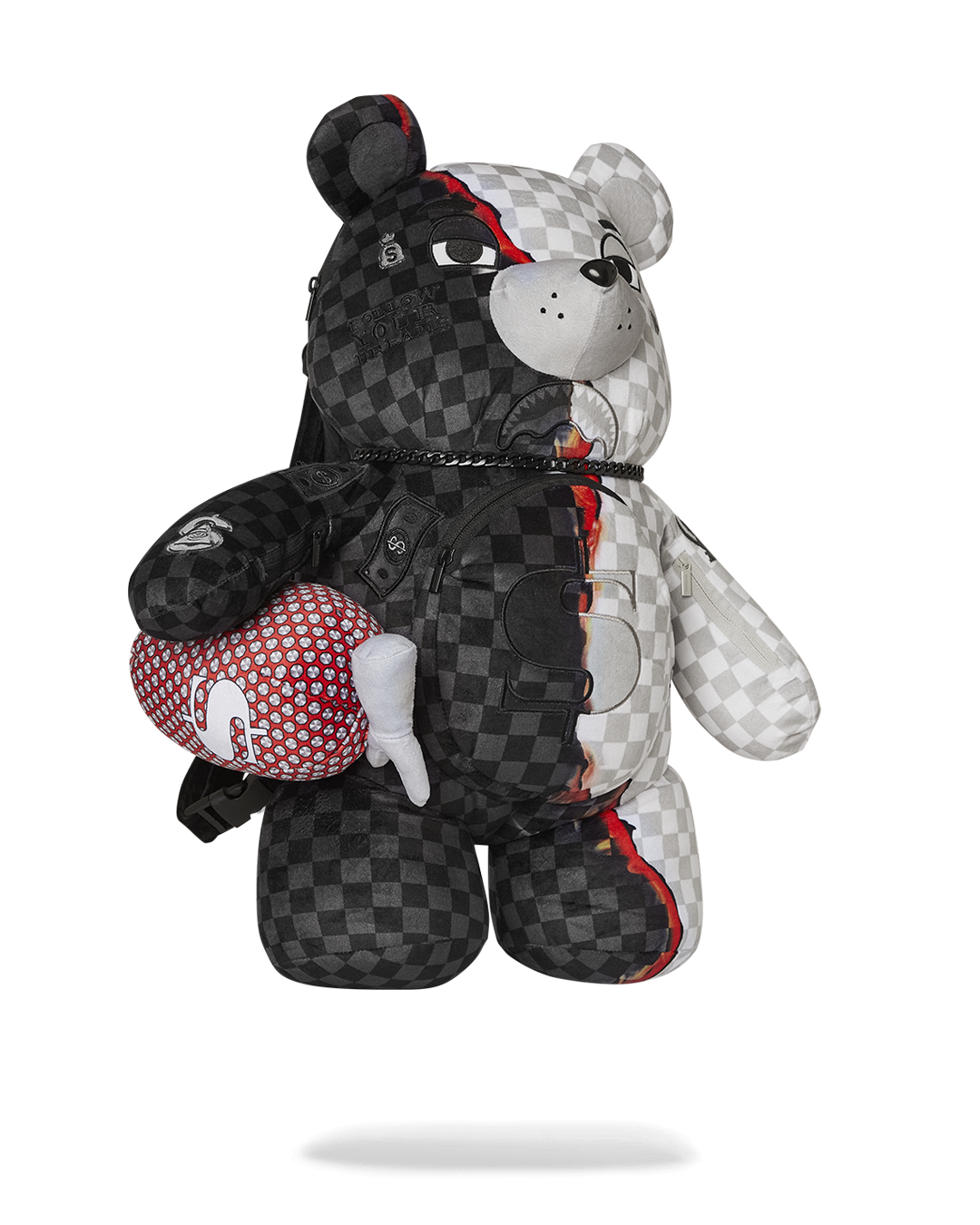 RING OF FIRE MONEYBEAR TEDDYBEAR BACKPACK