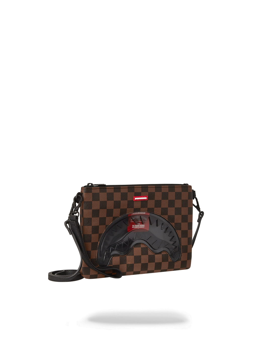 SHARKS IN PARIS CLEAR FOR TAKEOFF CROSSOVER CLUTCH WITH STRAP
