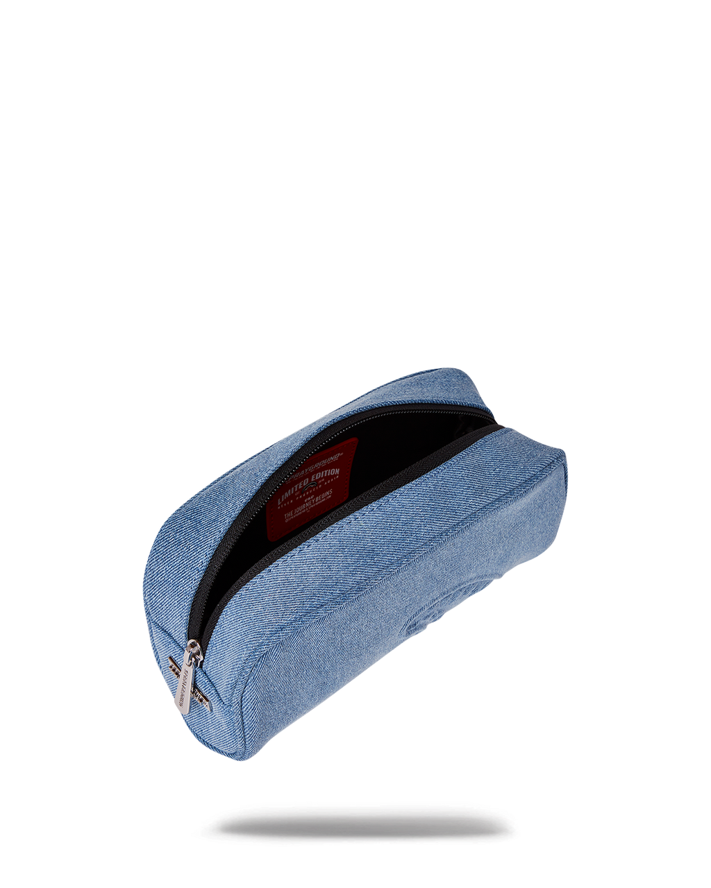 STONE WASHED SHARK PENCIL POUCH