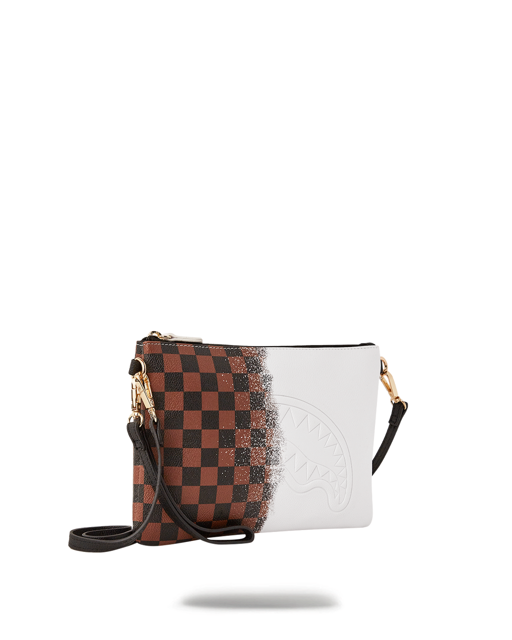 SPRAYSHARKS WORLDWIDE CROSSOVER CLUTCH W/ SHOULDER STRAP
