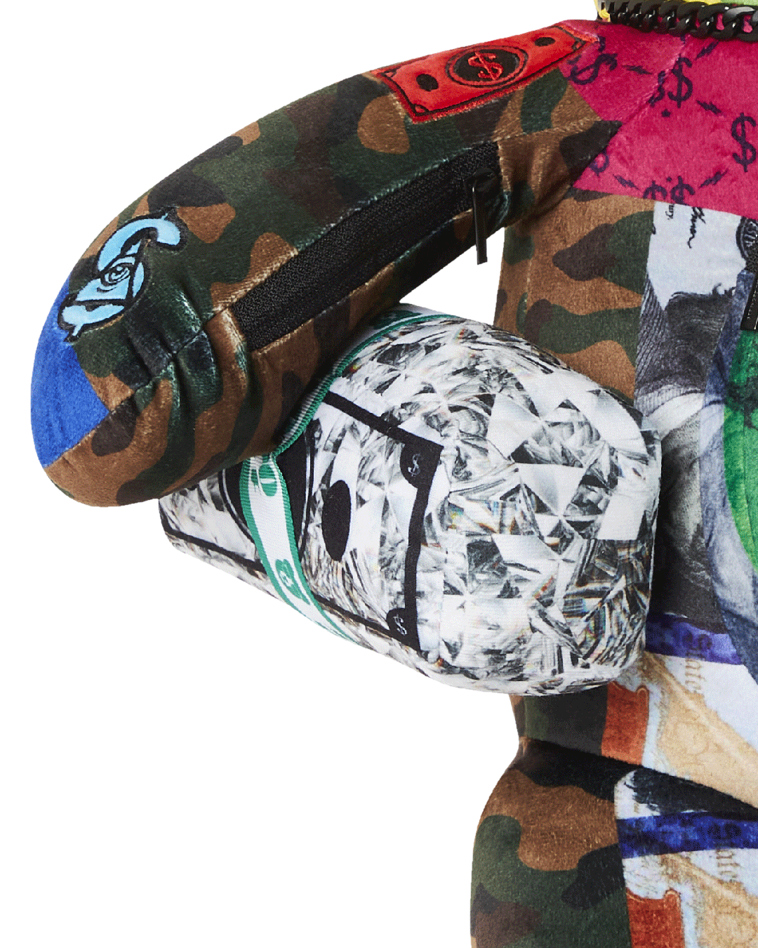 SHARK MASTERPIECES MONEYBEAR TEDDYBEAR BACKPACK