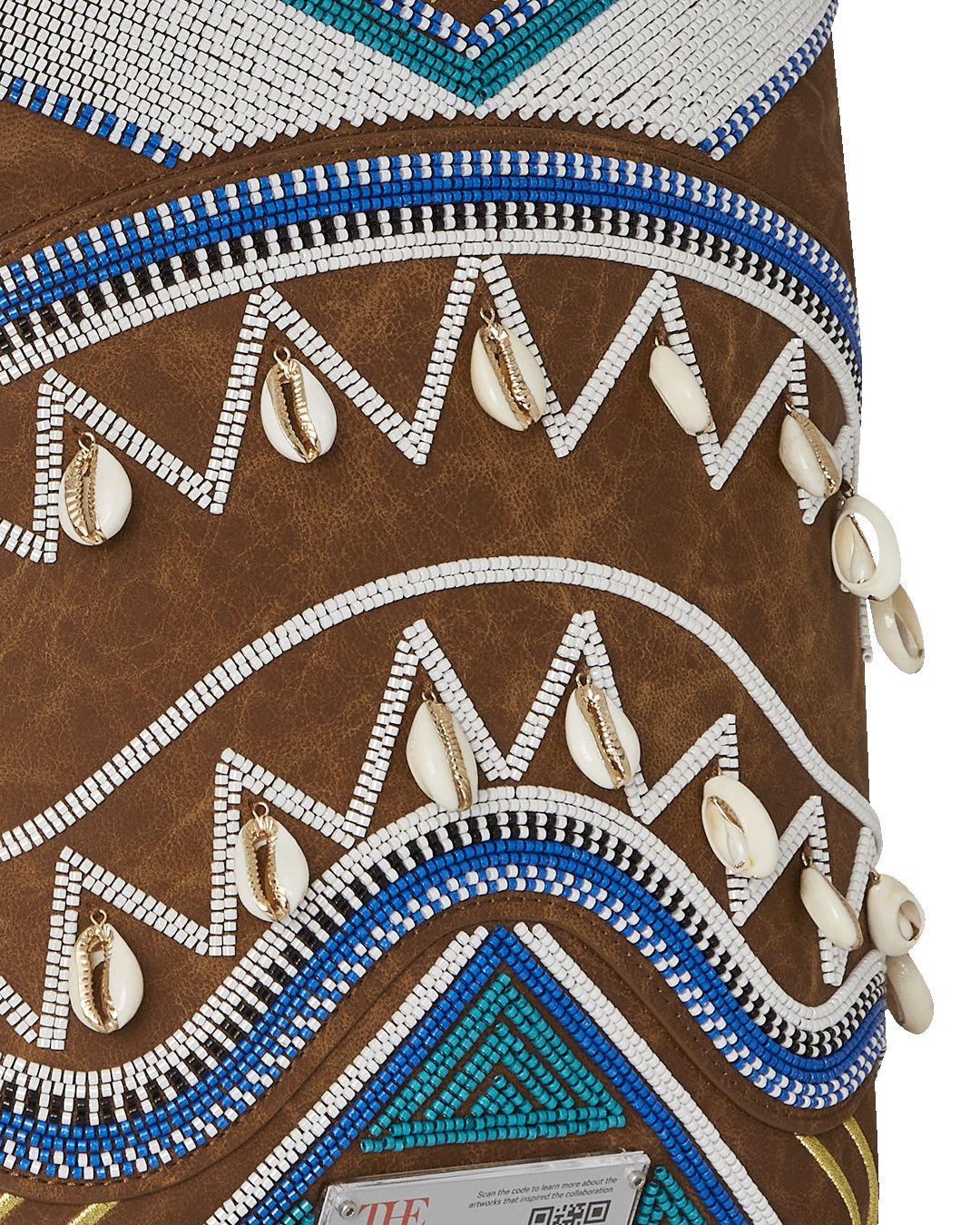 THE MET KUBA KINGDOM HEADDRESS BACKPACK