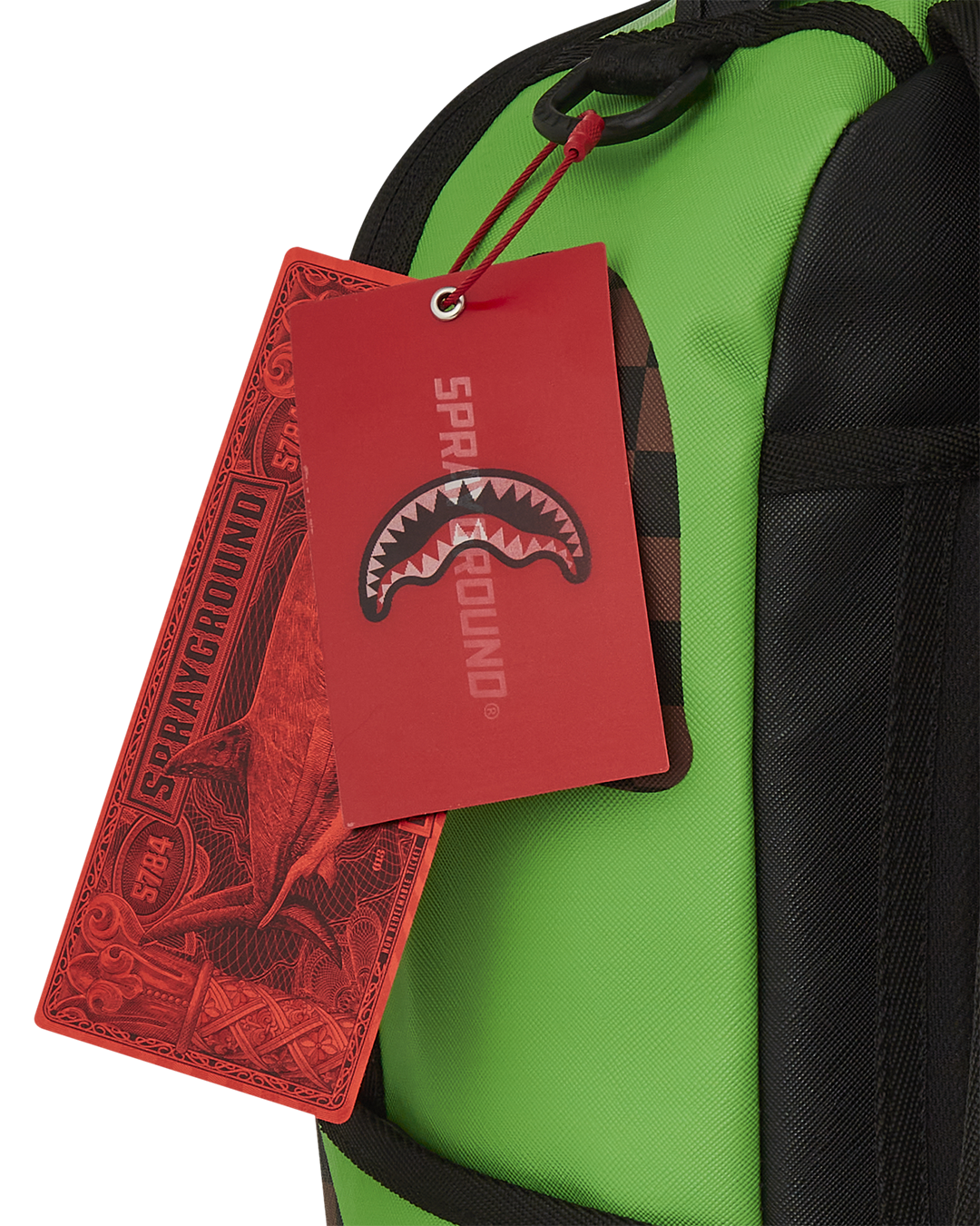 GREEN MONEY BEAR DLXSV BACKPACK