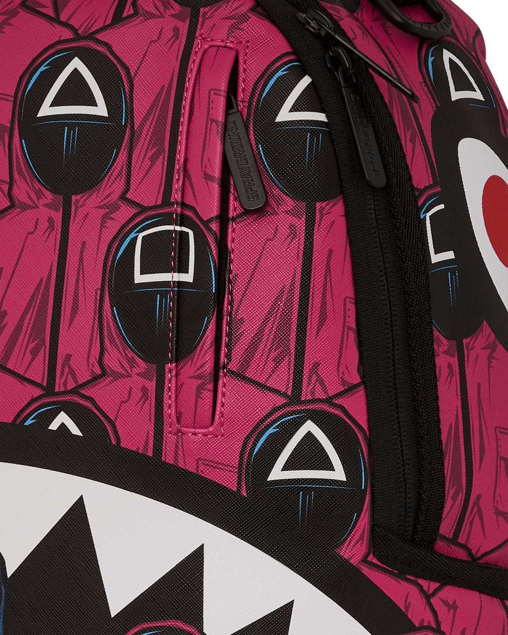 SQUID GAME COLLAB FRONT MAN & PINK GUARD SHARKS BACKPACK