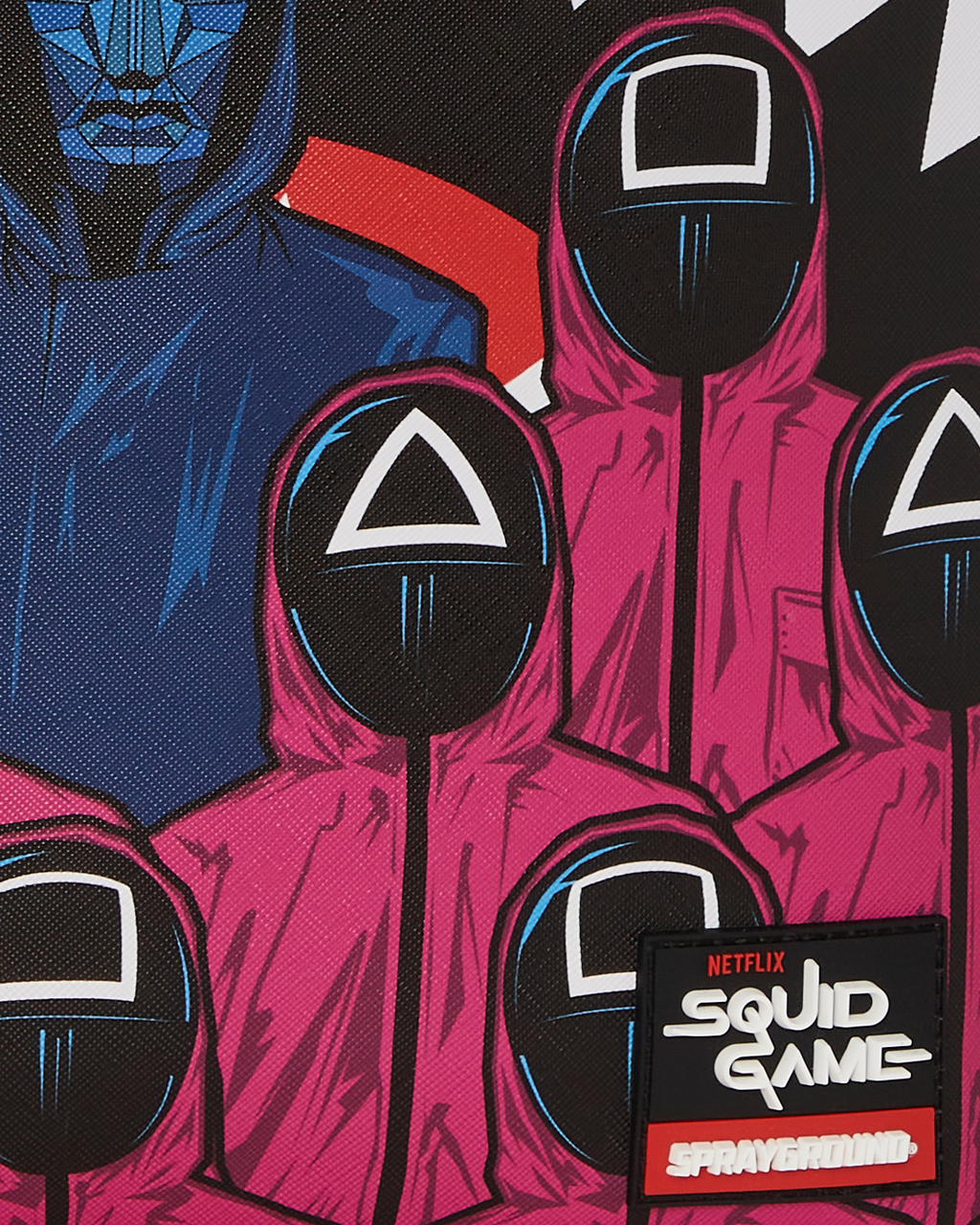 SQUID GAME COLLAB FRONT MAN & PINK GUARD SHARKS BACKPACK