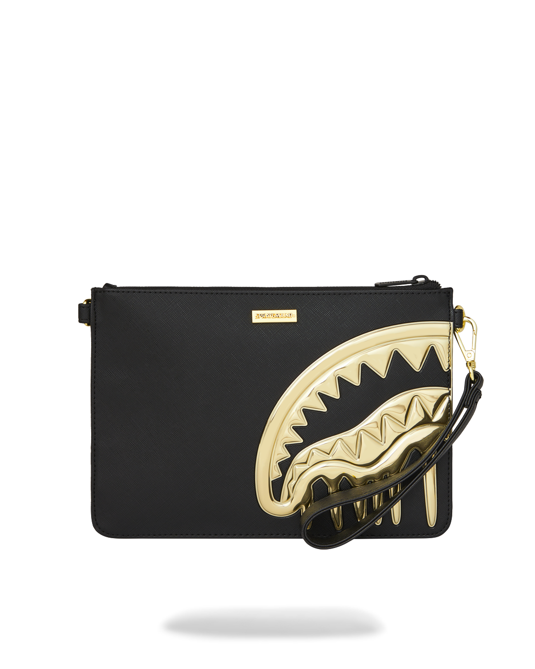 GOLDHEART SHARK DRIP CROSSOVER CLUTCH