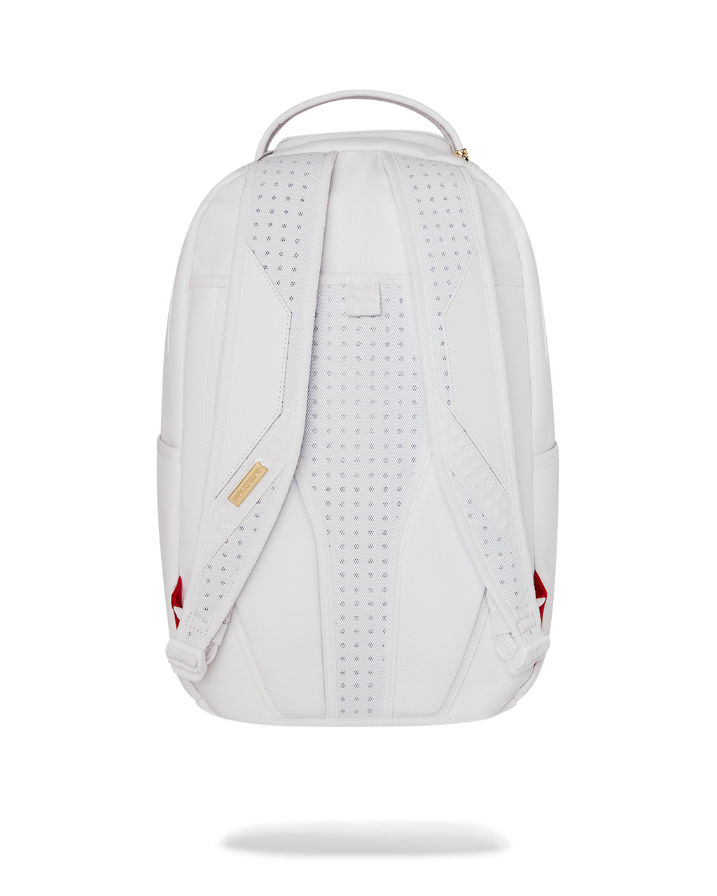GOLD BRICK LUXE WHITE BACKPACK