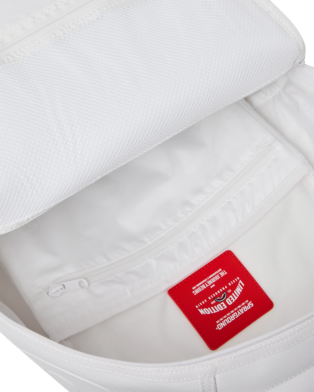 GOLD BRICK LUXE WHITE BACKPACK