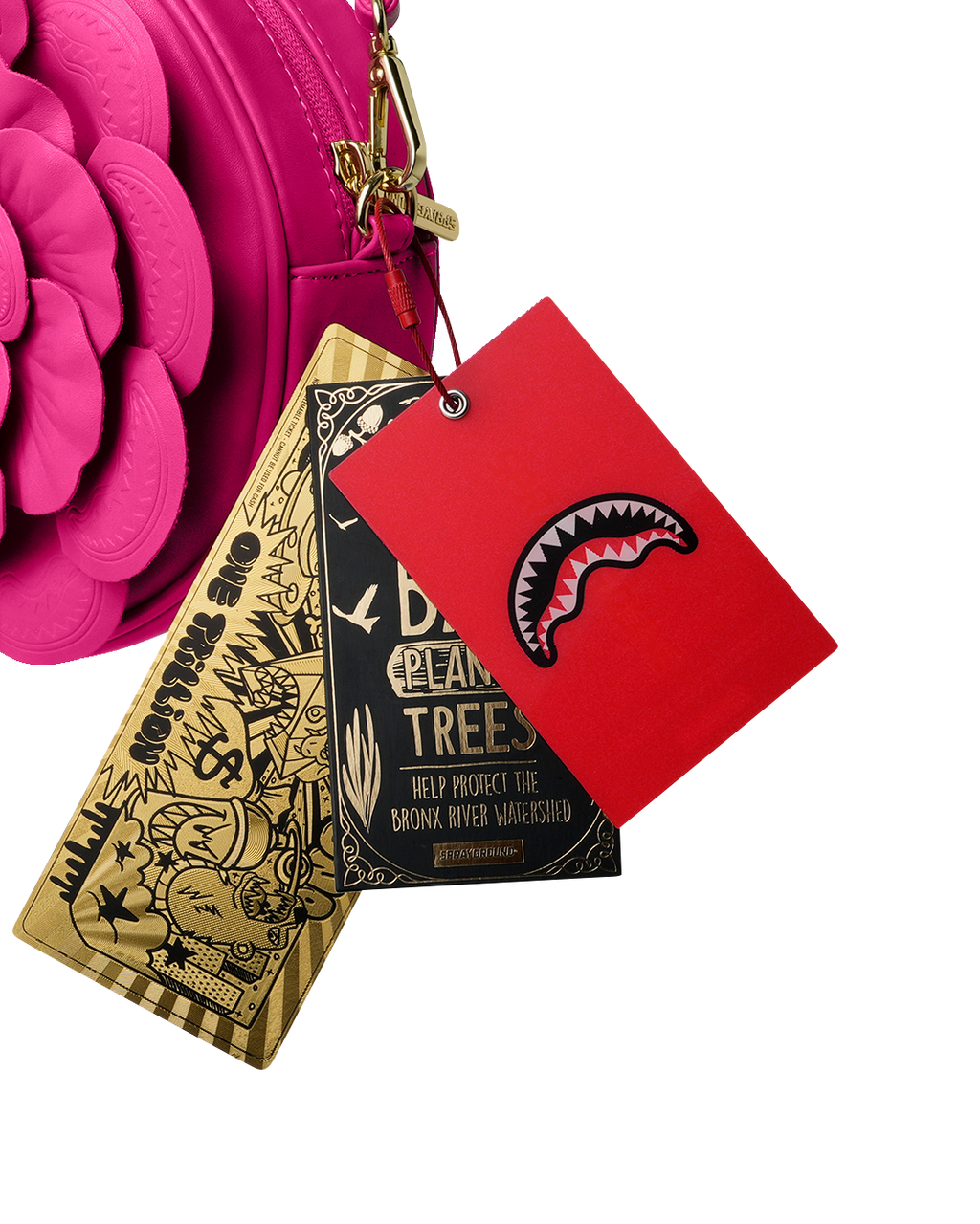 NEW YORK BOTANICAL GARDEN COLLAB - PINK BLOOM SHOULDER BAG