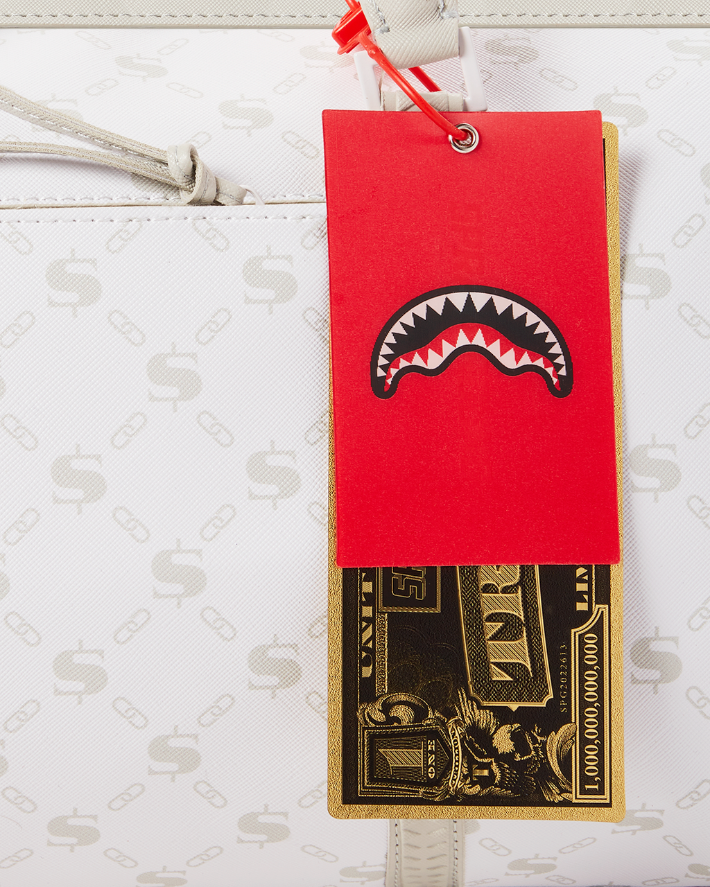 MONEY PATTERN POWDER EMPEROR DUFFLE