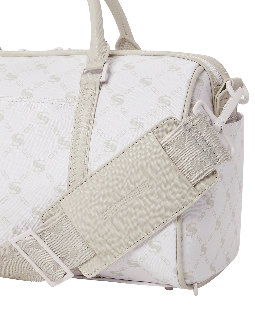 MONEY PATTERN POWDER MINI DUFFLE