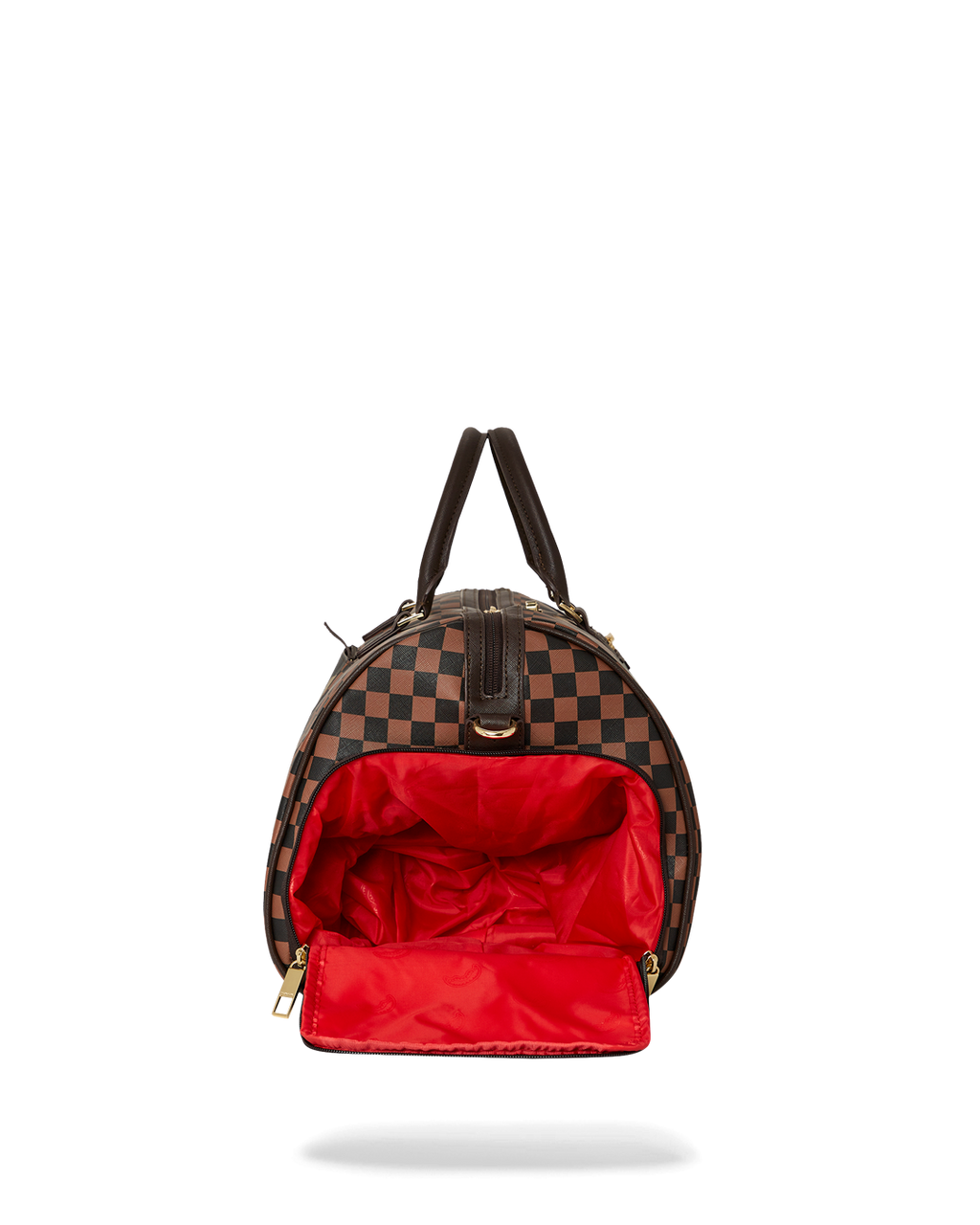 EXTERIOR GOLD ZIP POCKET SHARKS IN PARIS DUFFLE