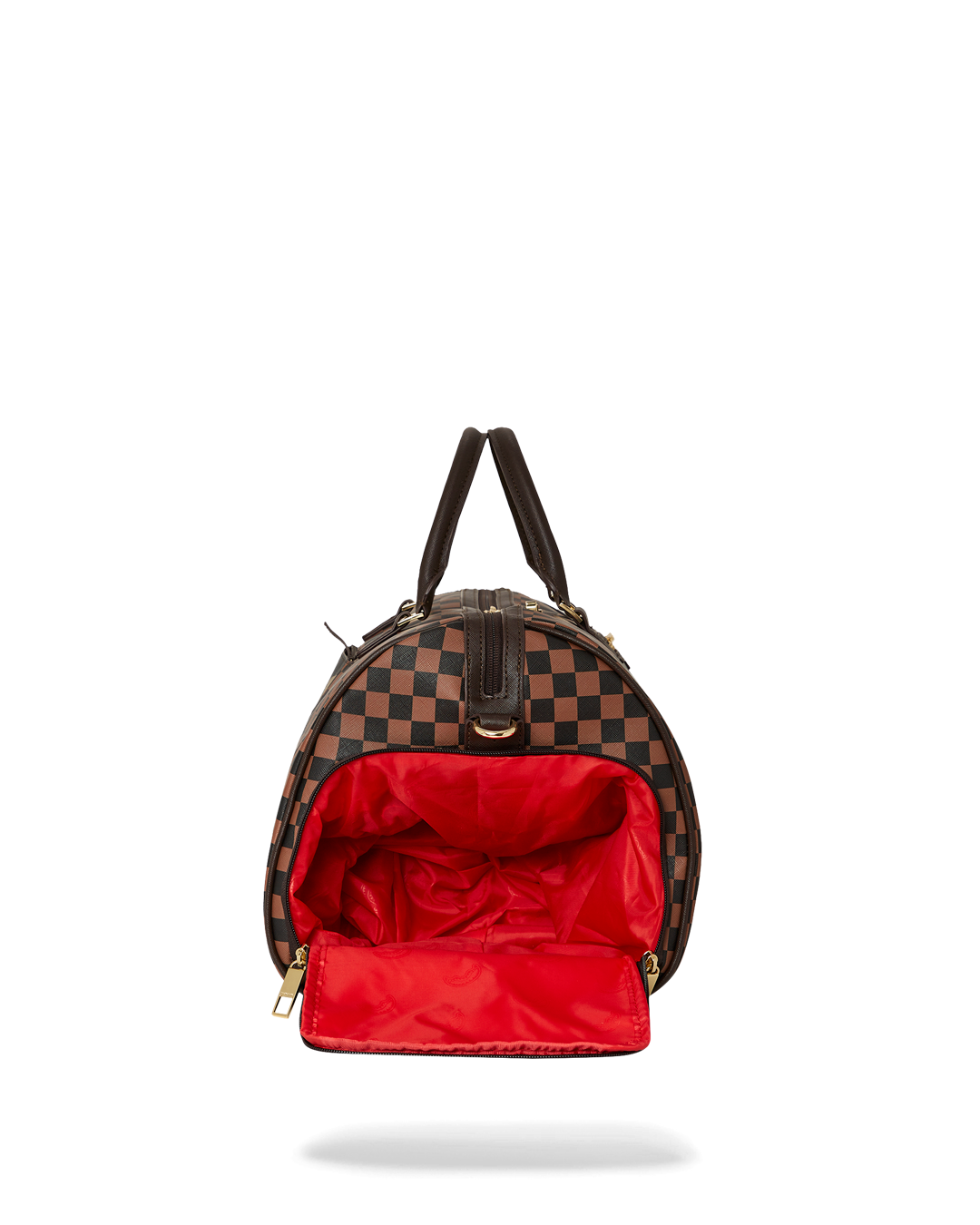 EXTERIOR GOLD ZIP POCKET SHARKS IN PARIS DUFFLE