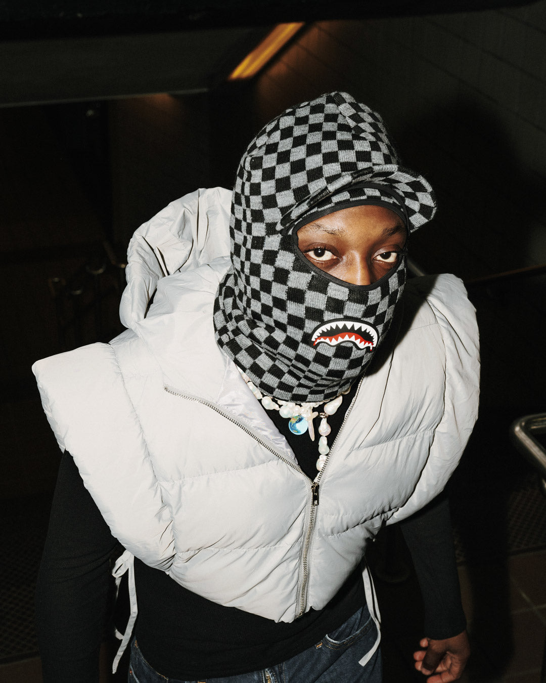 SHARK BITE VISOR SKI MASK