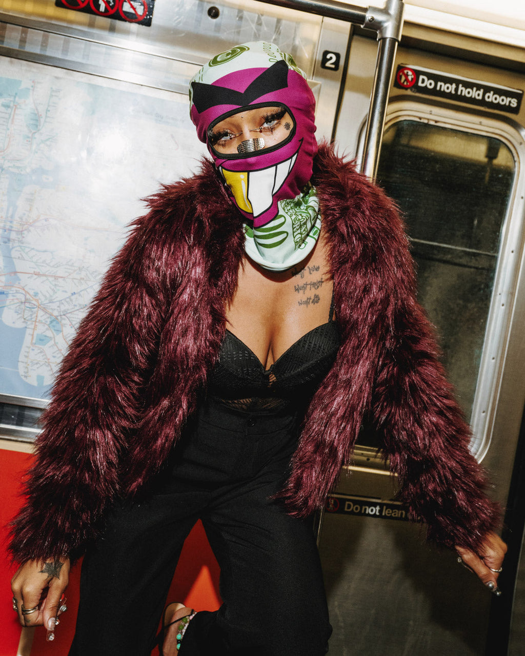 MONEY BOY SKI MASK (PURPLE)