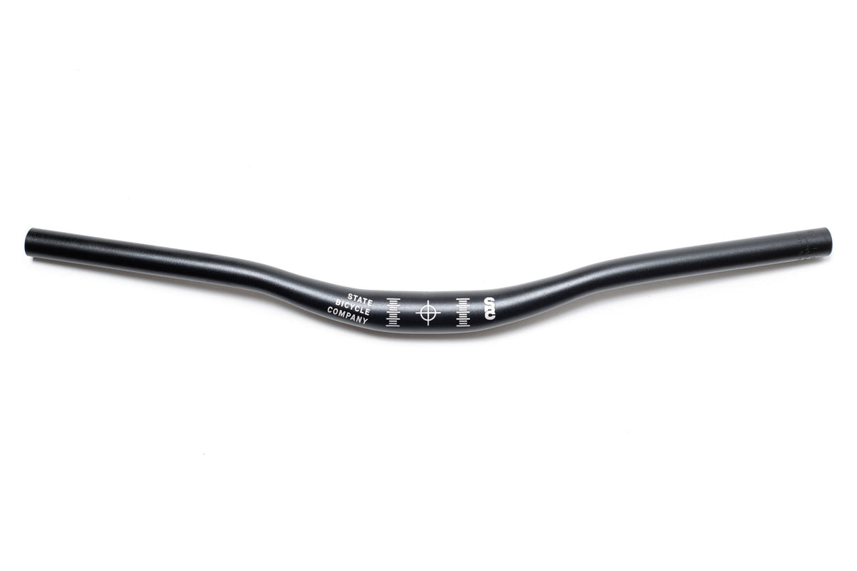 State Bicycle Co:  Wide Riser Handlebar (Black)