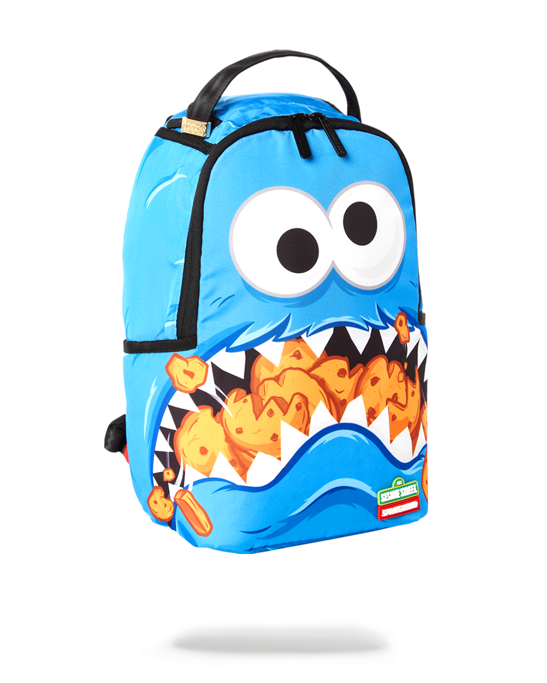 MINI COOKIE MONSTER SHARK BACKPACK