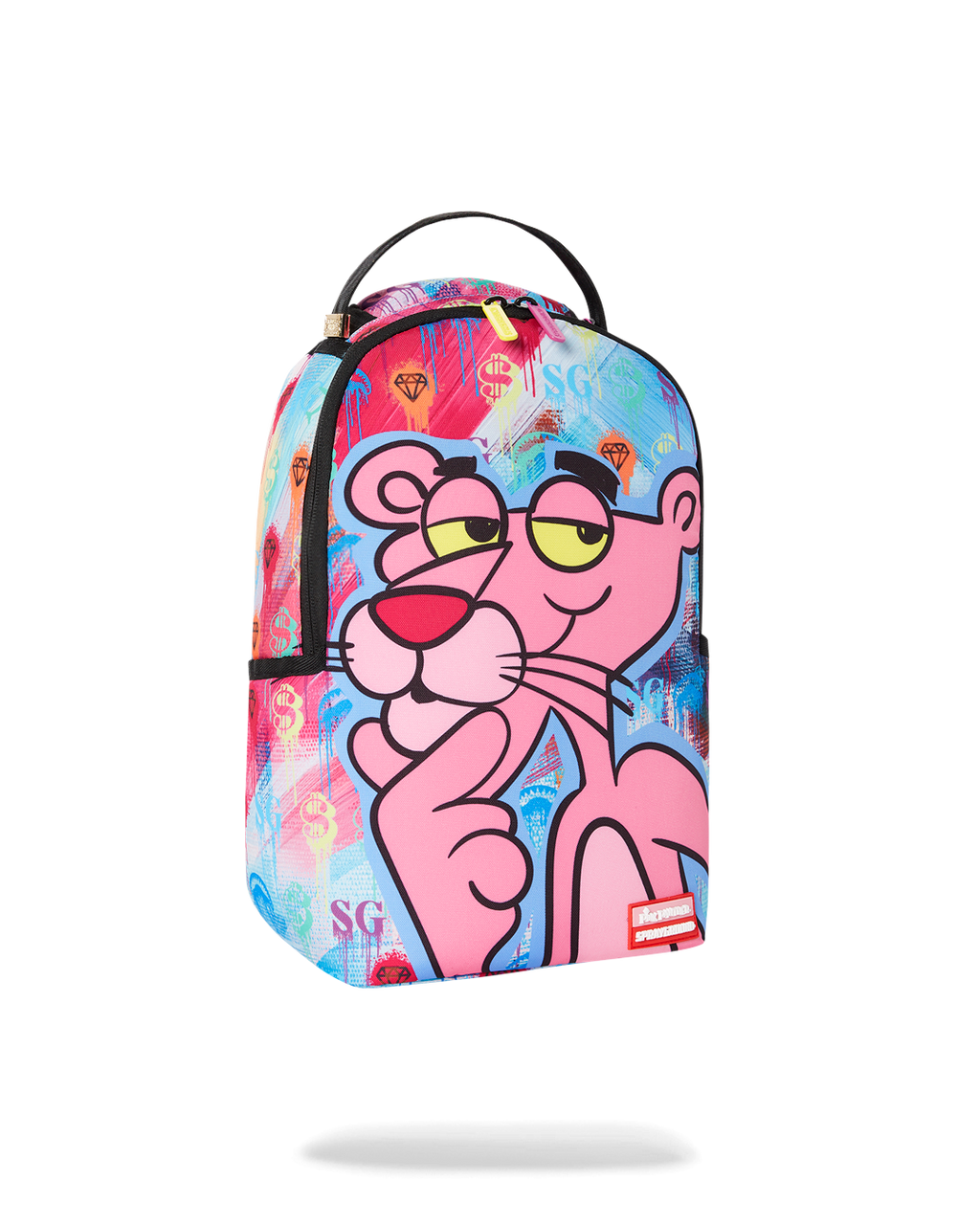 SMALL BACKPACK: PINK PANTHER ART CLASS