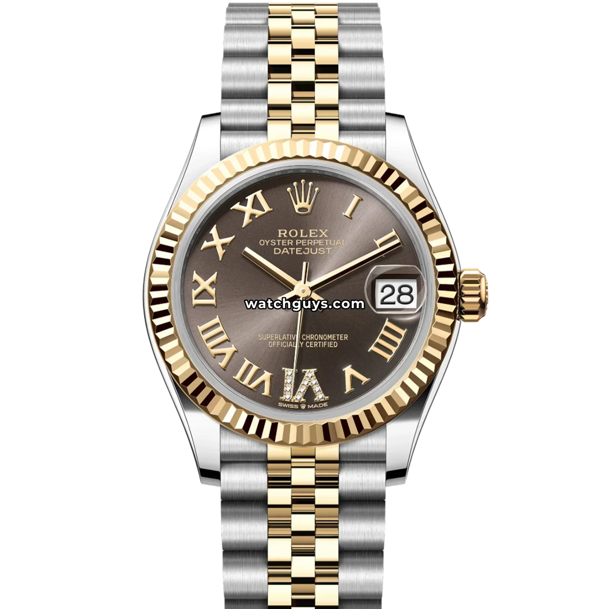 Rolex Datejust 278273 Grey Roman Diamond Jubilee
