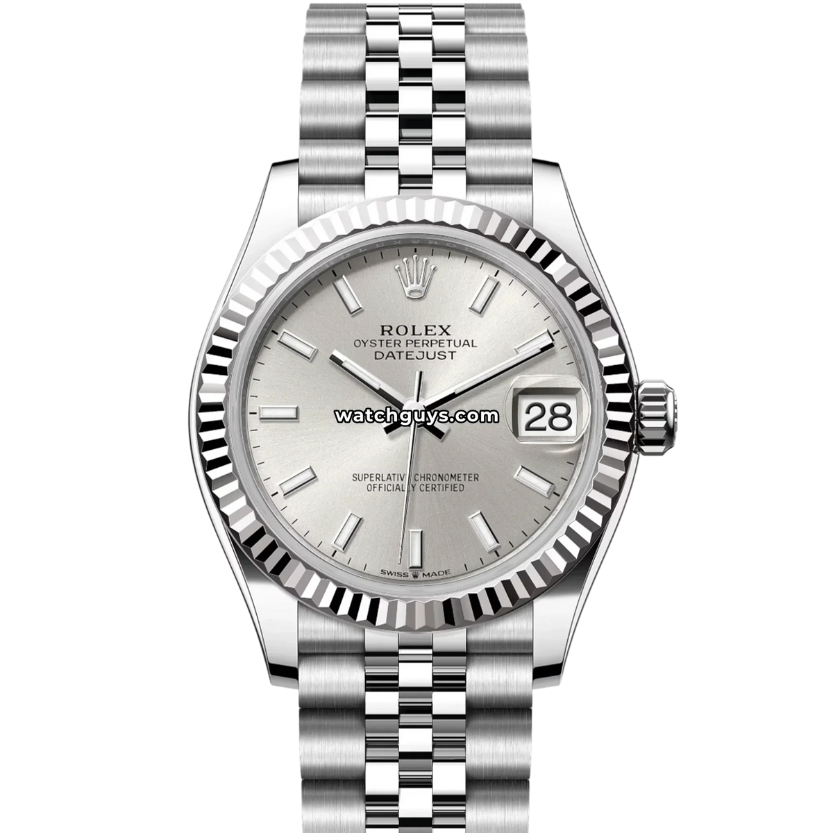 Rolex Datejust 278274 Silver Index Jubilee