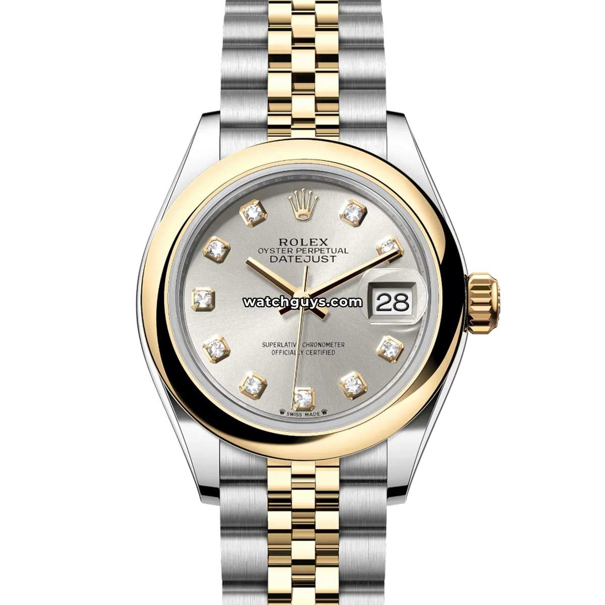 Rolex Datejust 279163 Silver Diamond Jubilee