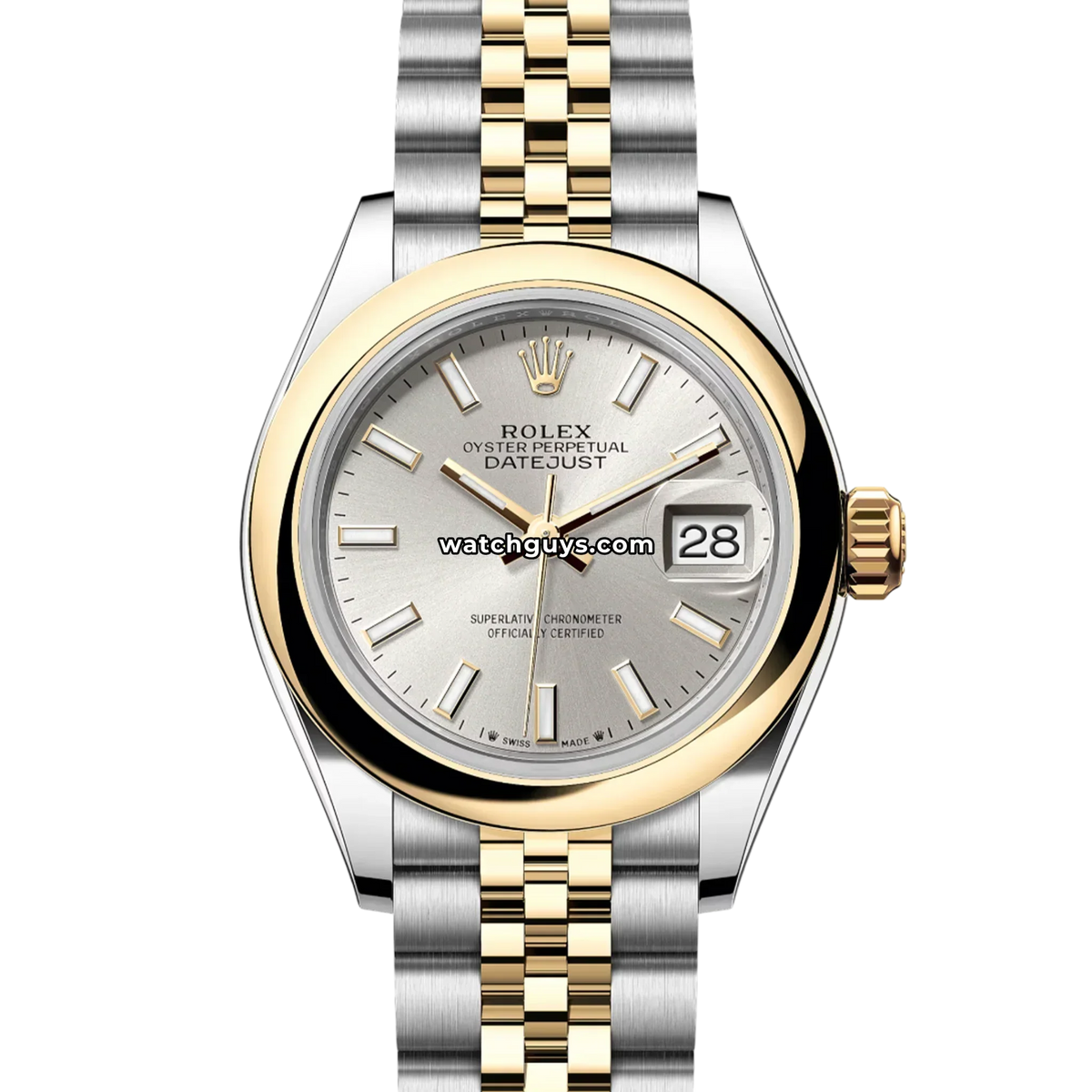 Rolex Datejust 279163 Silver Index Jubilee