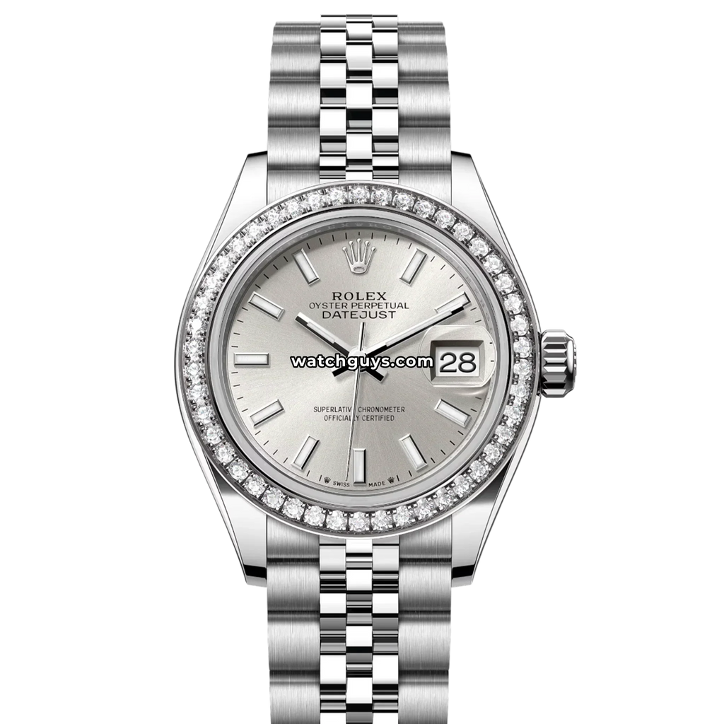 Rolex Datejust 279384RBR Silver Index Jubilee