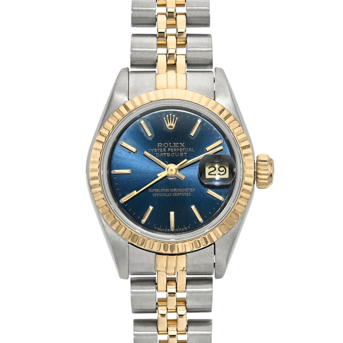 Rolex Datejust 69173 Blue Index