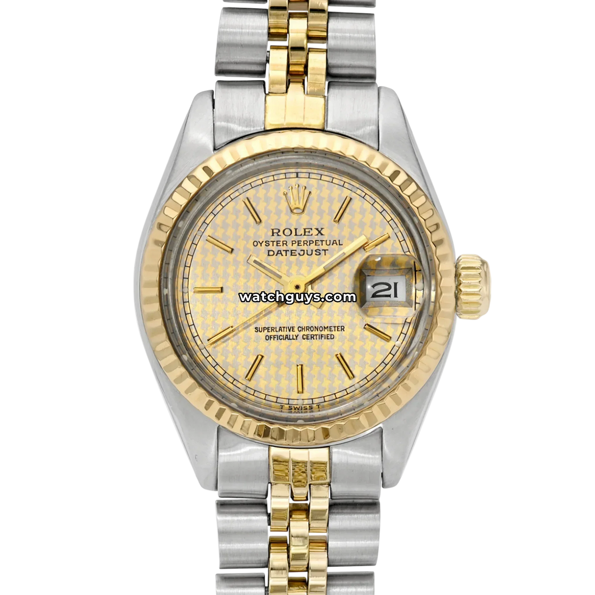 Rolex Datejust 6917 Champagne Checker Jubilee