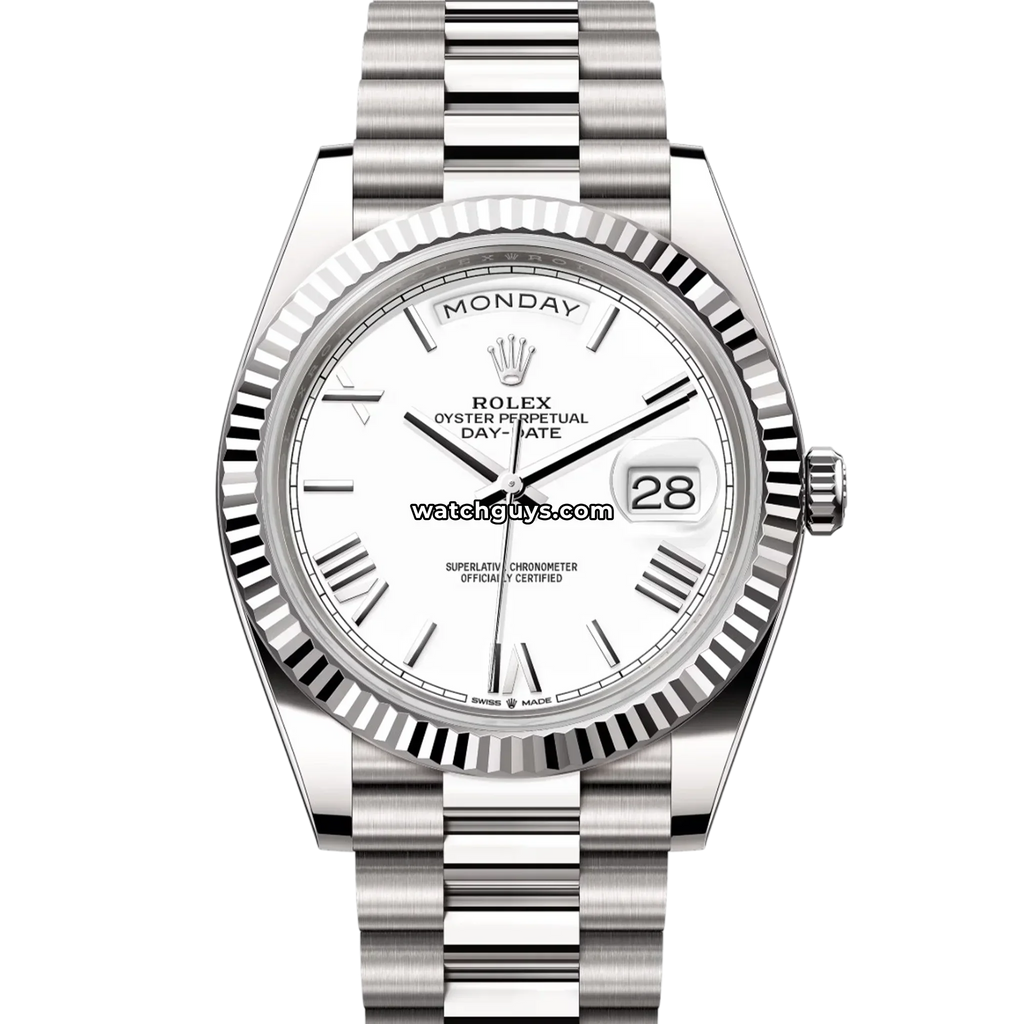 Rolex Day-Date 228239 White Roman President