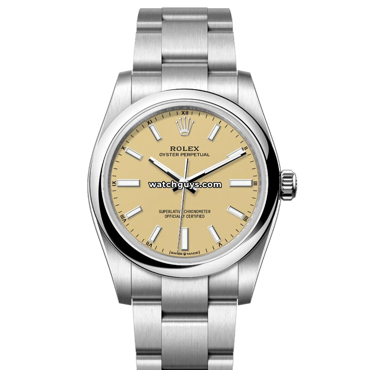 Rolex Oyster Perpetual 124200 Beige