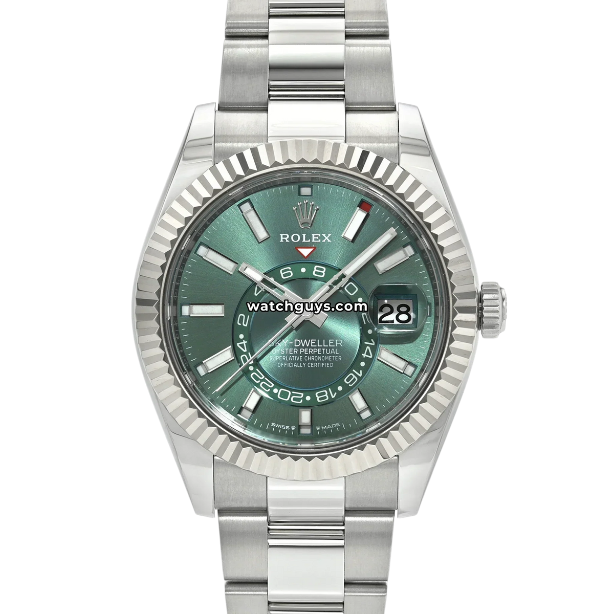Rolex Sky-Dweller 336934 Green Index Oyster
