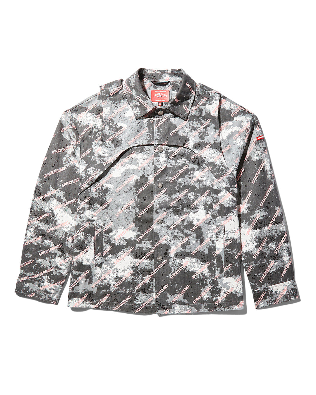 DOUBLE YOKE SNAP FRONT JACKET (GREY)