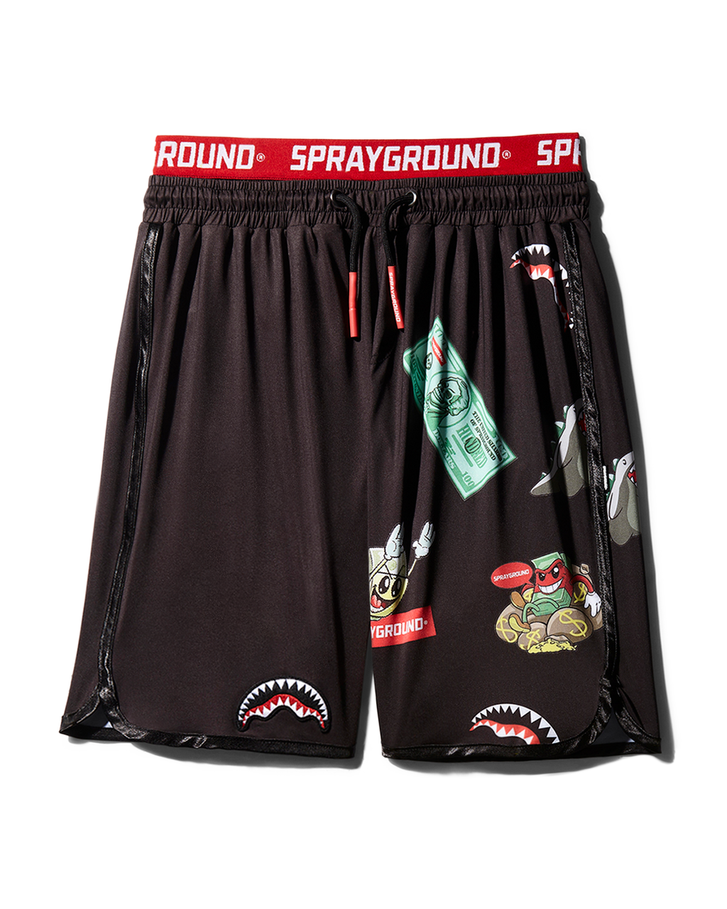 PATCH ALL-IN CORTO SWIM TRUNKS (BLACK)