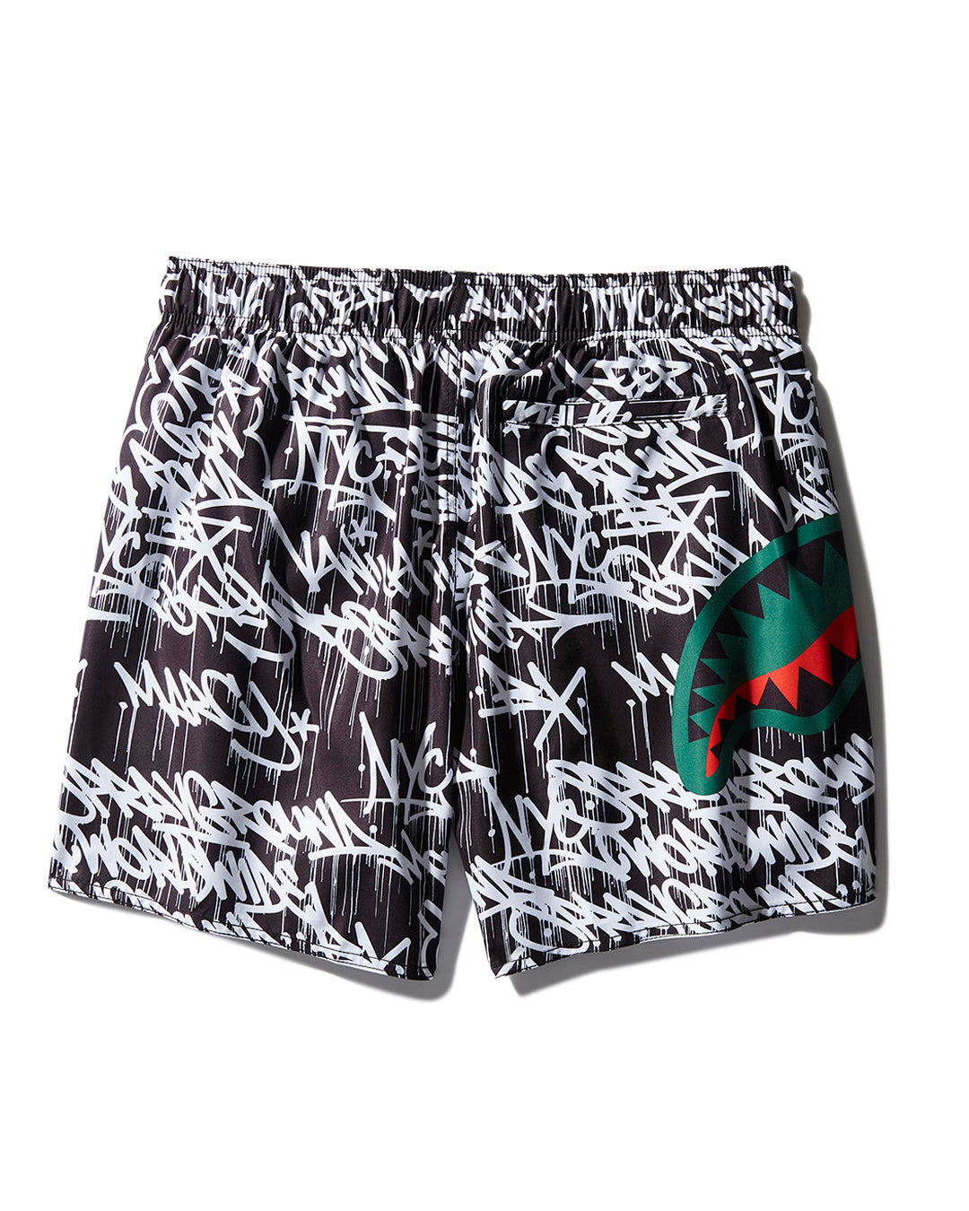 SCRIBBLE SHARK SHOTO SWIM TRUNKS